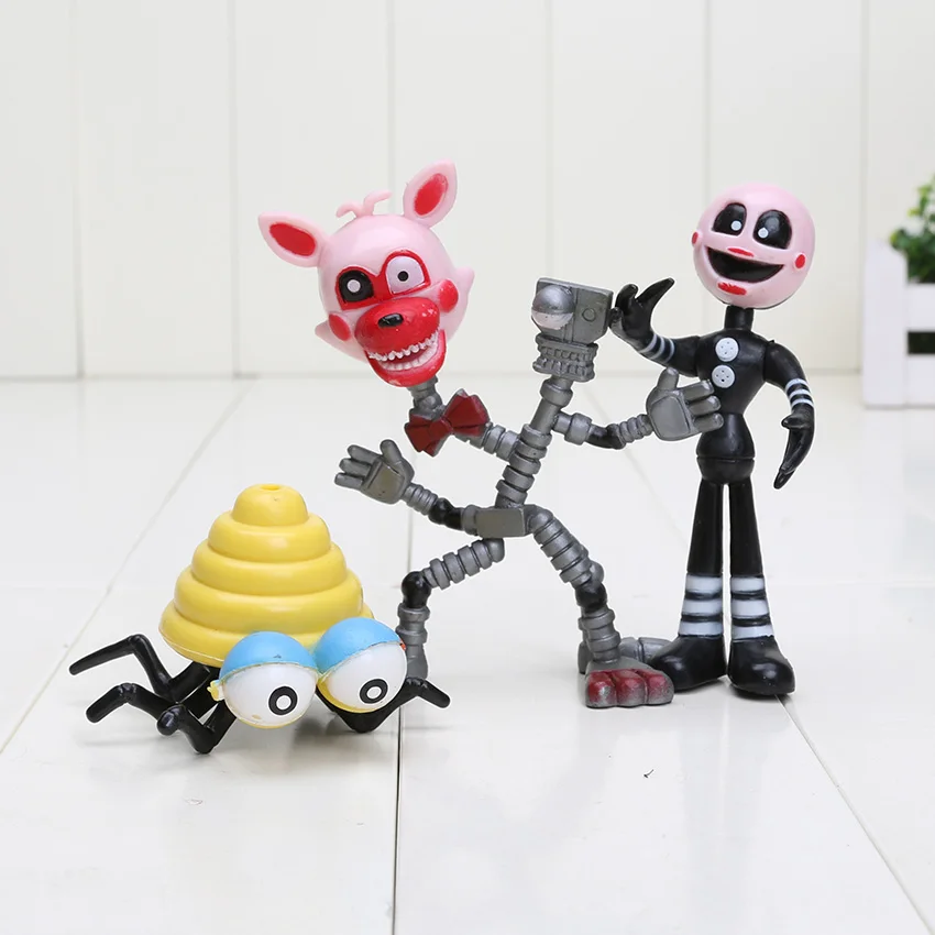 Five Nights At Freddy's Fight figure FNAF Бонни и Чика Foxy Freddy Fazbear Bear кукла из ПВХ фигурки игрушки|toy
