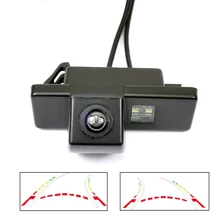 CCD HD Автомобильная камера заднего вида для peugeot 408 308 307cc 301 peugeot RCZ 307 Cross 2C хэтчбек динамическая траектория треков камера