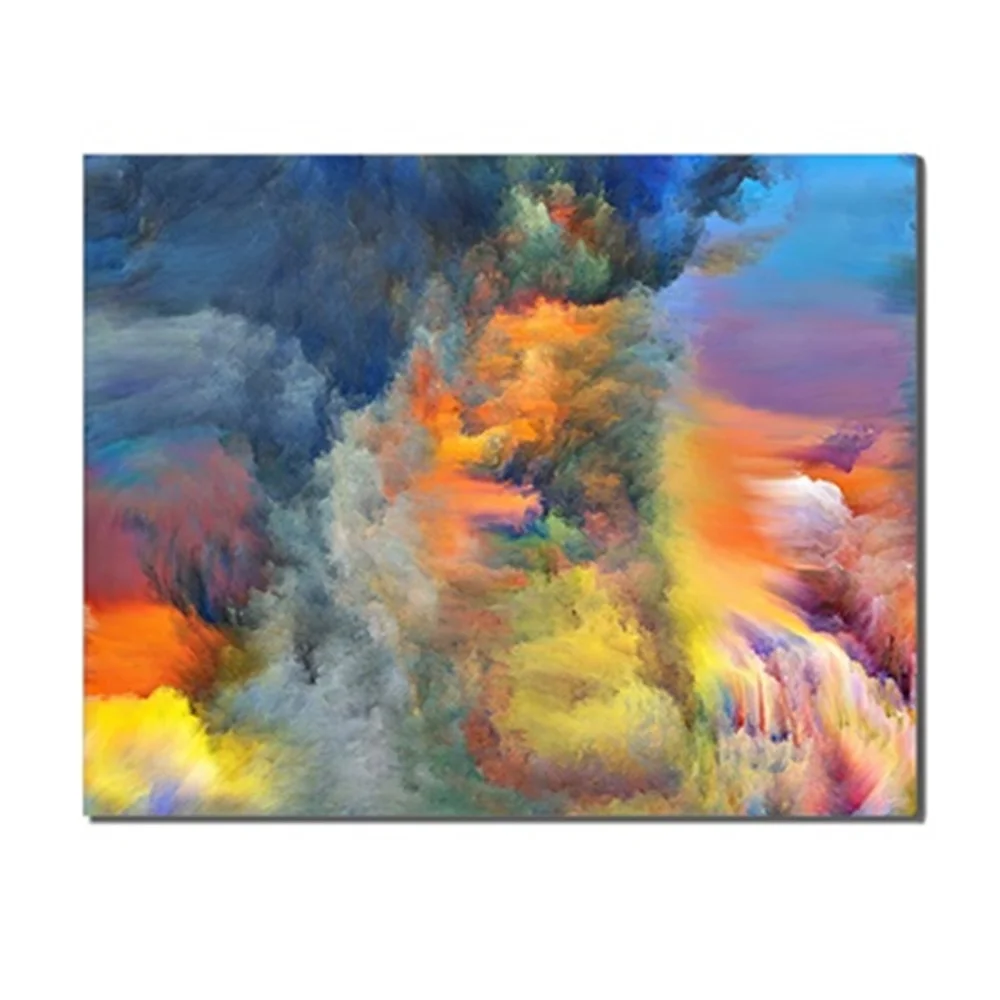 

No Frame Colorful Clouds Modern Creative Wall Arts Canvas Oil Painting Posters Living Room Kids Room Unique Gifts For Home Decor
