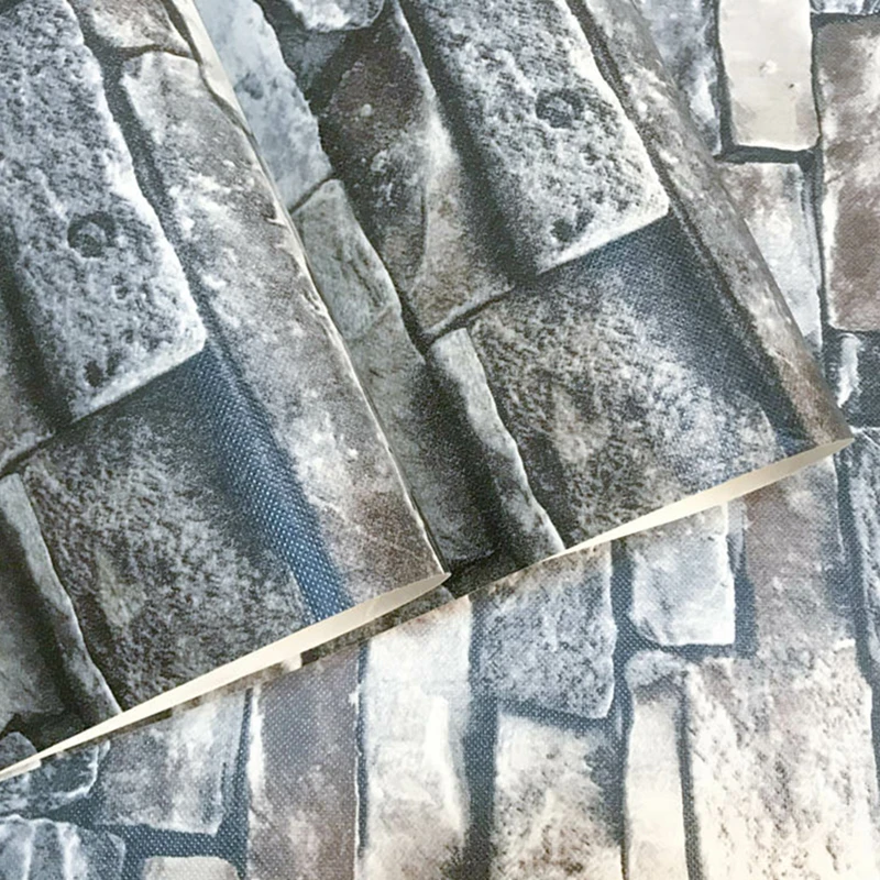 Red,Grey Vintage Rustic Stone Brick Wallpaper Roll Living Room Bedroom Restaurant Background Loft 3d Wall Paper Red,Grey Vintage Rustic Stone Brick Wallpaper Roll Living Room Bedroom Restaurant Background Loft 3d Wall Paper