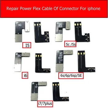 

Genuine Repair Power Connector Flex Cable For iPhone 5 5s 5c se 6 6s 7 Plus Power Battery Connector Flex Cable Ribbon Parts