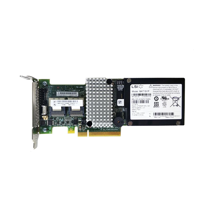  LSI MegaRAID SAS 9260-8i LSI00198 8 port 512MB cache SFF8087 6Gb RAID0.1.5 PCI-E 20X8 Controller Ka