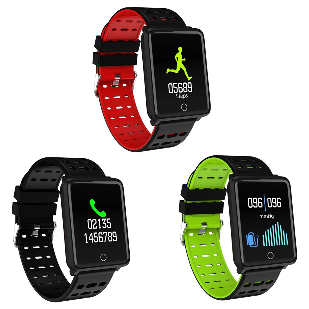 F3 Smart Armband 144 Farbe Heart Rate Blutdruck Überwachung GPS Track Bewegung IP68 Wasserdicht Ges