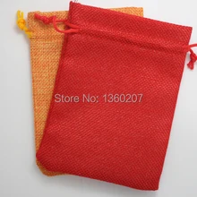 50 шт./лот 10x14 см белье пользу Сумки смешанный цвет 2 Рождество подарок мешок конфет Jewelry Сумки