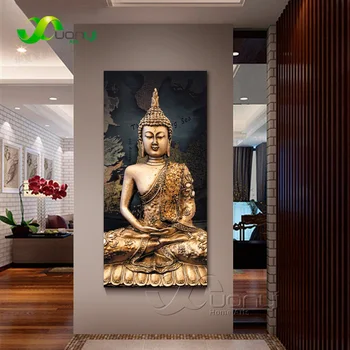 

1 Panel Abstract Buddha Canvas Oil Painting Wall Picture For Living Room Cuadros Buddha Decoration Modern Printing Unframed