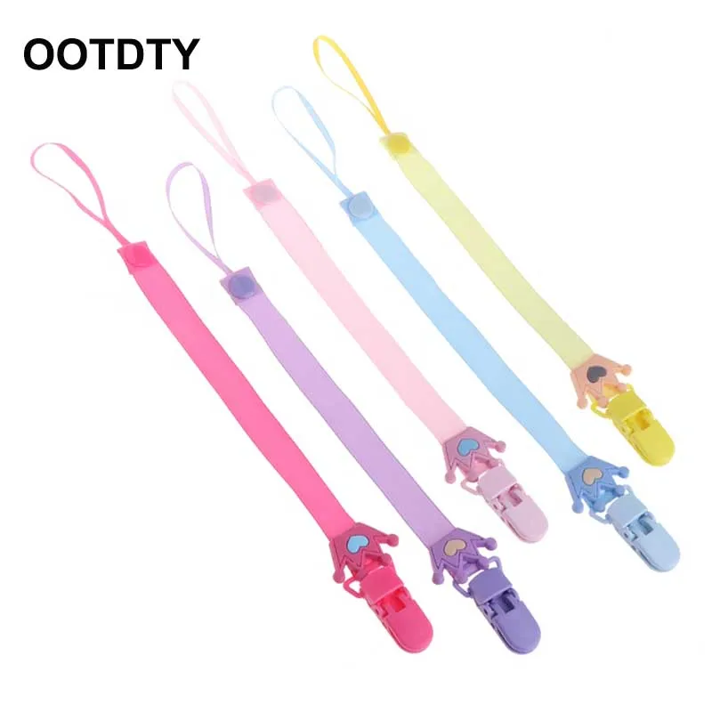 Baby Pacifier Chain Clip Holder Nursing Teether Dummy Soother Nipple