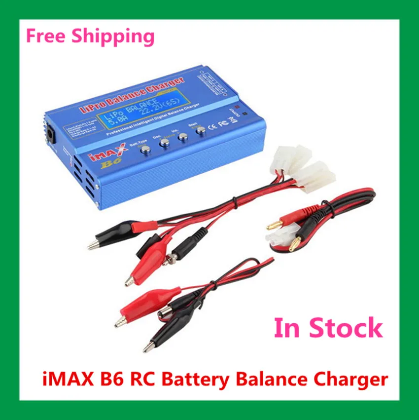 

2016 Newest iMAX B6 Lipo NiMh Li-ion Ni-Cd RC Battery Balance Digital Charger Discharger Free Shipping With Tracking Number