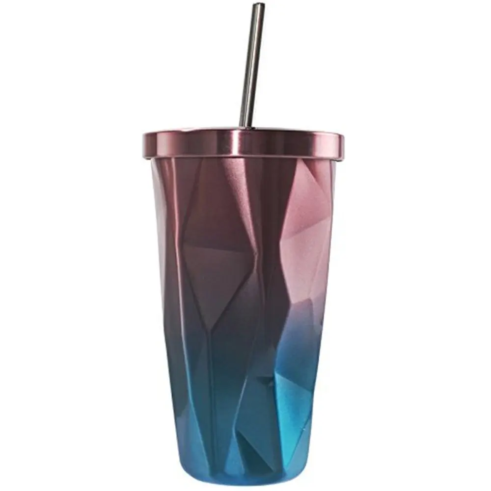 Buy Stainless Steel Tumbler with Straw Hot and Cold