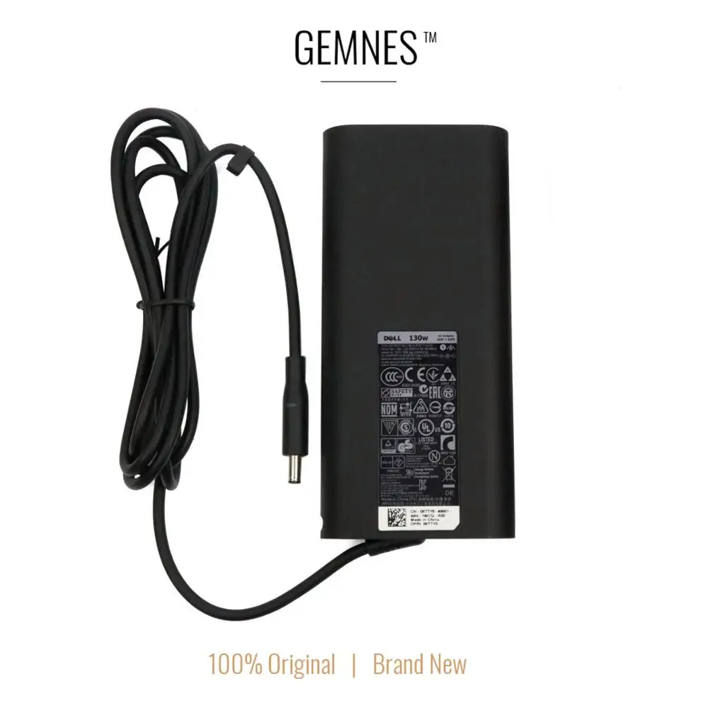 

New Original 130W AC Power Adapter for Dell Precision M3800 XPS 15 Adapter Laptop Charger RN7NW 0RN7NW HA130PM130 19.5V 6.67A