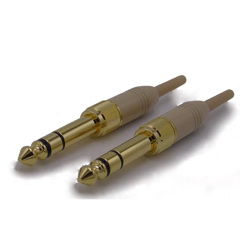 

High quality 4pcs/lot 6.35mm 1/4" Male To 3.5mm 1/8" Female Audio Adapter to 3.5 Jack Stereo with screw plug