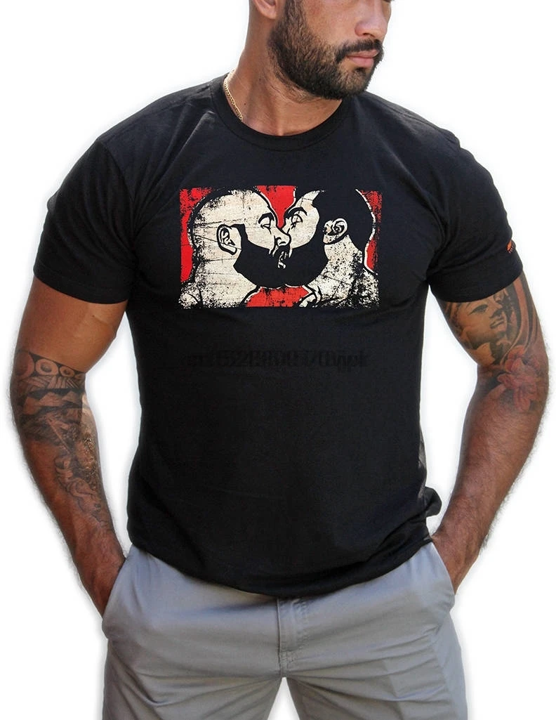 Футболка с принтом ручной шелкография от My Original Graphic illustration Series Gay Bear Pride | Мужская