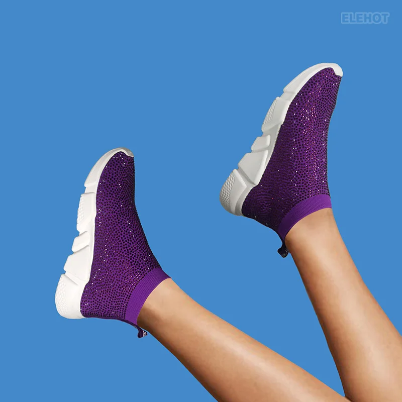 Elehot Violet Dress Shoes Sneakers