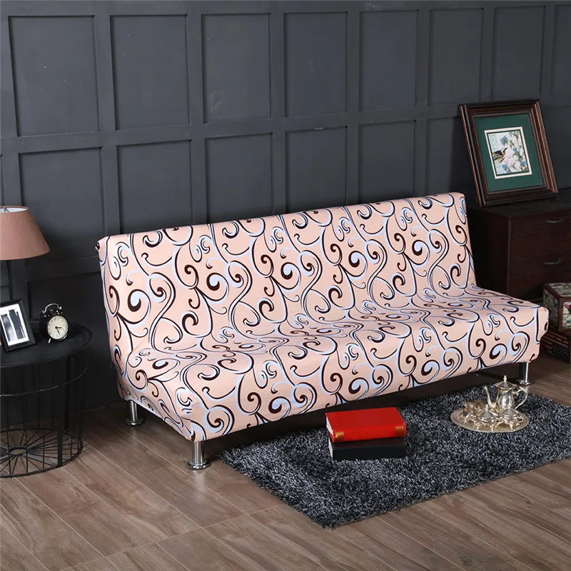 Flocking Foldable Sanding Sofa Bed Cover without Armrest Towel Universal All Covered Pillow Case For Dinning