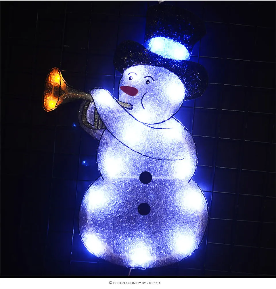 24 В navidad Снеговик eva атмосферный свет-18,7 дюймов. Высокое праздничное светодиодное украшение рождественское освещение наружное украшение