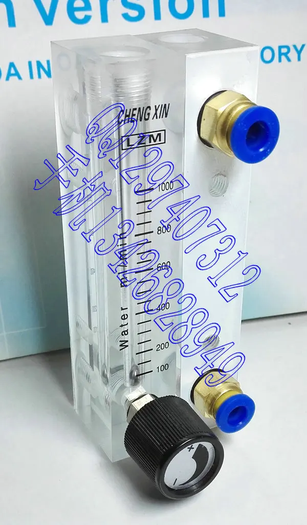Регулируемый расходомер для воды в виде панели микро расход 40 400 LZM 6T ml / min|flowmeter