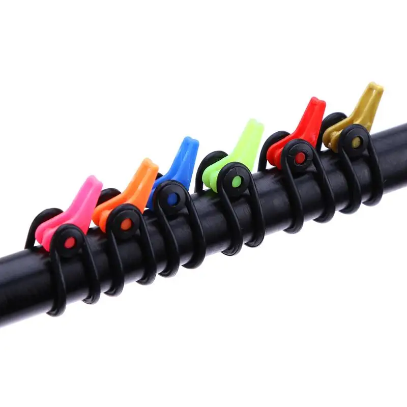 

10set/Bag Fishing Bait Hanger Lure Fishing Rod Hook Keeper Baits Holder for Fishing Rod Pole Safety Fishing Tackle Accessories