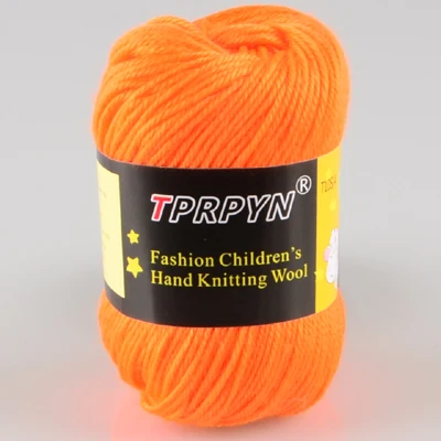 41 orange TPRPYN 1 шт = 50 г Шерсть смешанная Шелковая Пряжа мягкая Экологически чистая кашемировая пряжа нить для вязания свитера - Цвет: 41 orange