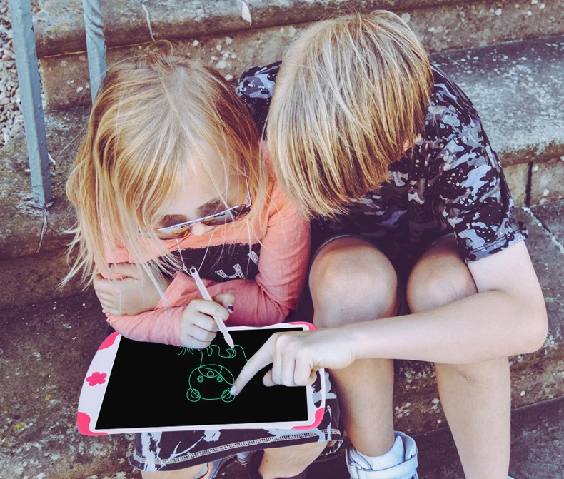 Sunany 1" цифровой рисунок детский подарок графический планшет ЖК-планшет с ручкой ультра-тонкая панель электронный почерк коврик