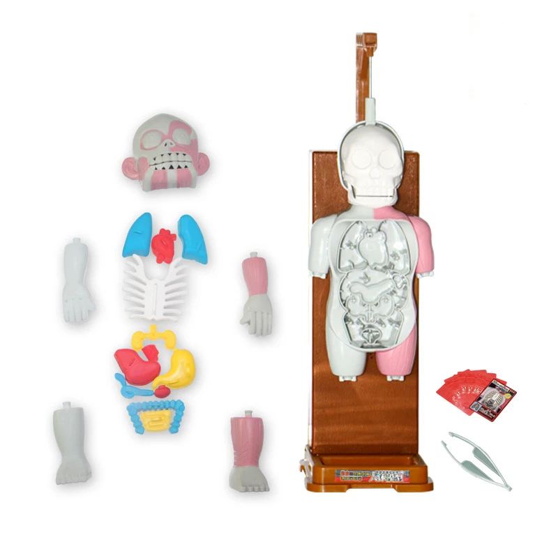 New Toys Trick Joke Gag Funny Novelty Toy  For Children Mounted Toy Model 3D puzzles Fun Games The Human Body Terrorist