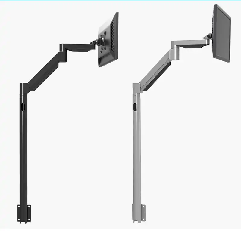 LD218 Customized Gas Spring Arm Monitor Holder Floor Stand Sofa Bedside