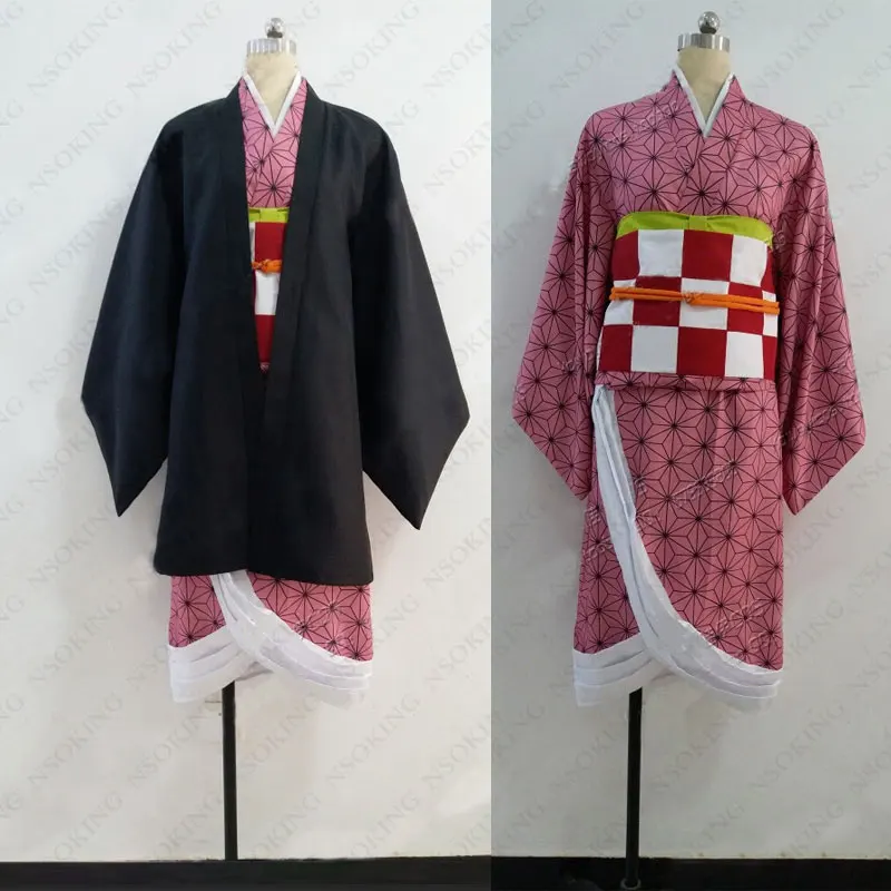 

Anime Demon Slayer Kimetsu no Yaiba Cosplay Kamado Nezuko Costume custom made