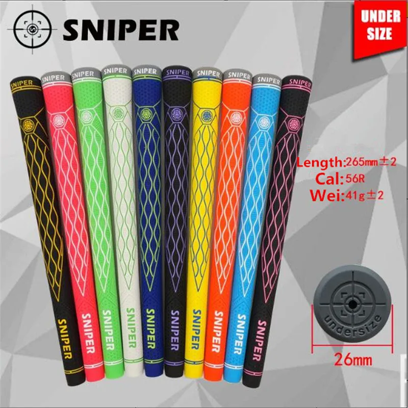 

SNIPER UNDERSIZE 56R golf grip Exclusive sales Superior quality Anti slip wearAll-weather grips Mixed color 10pcs/lot