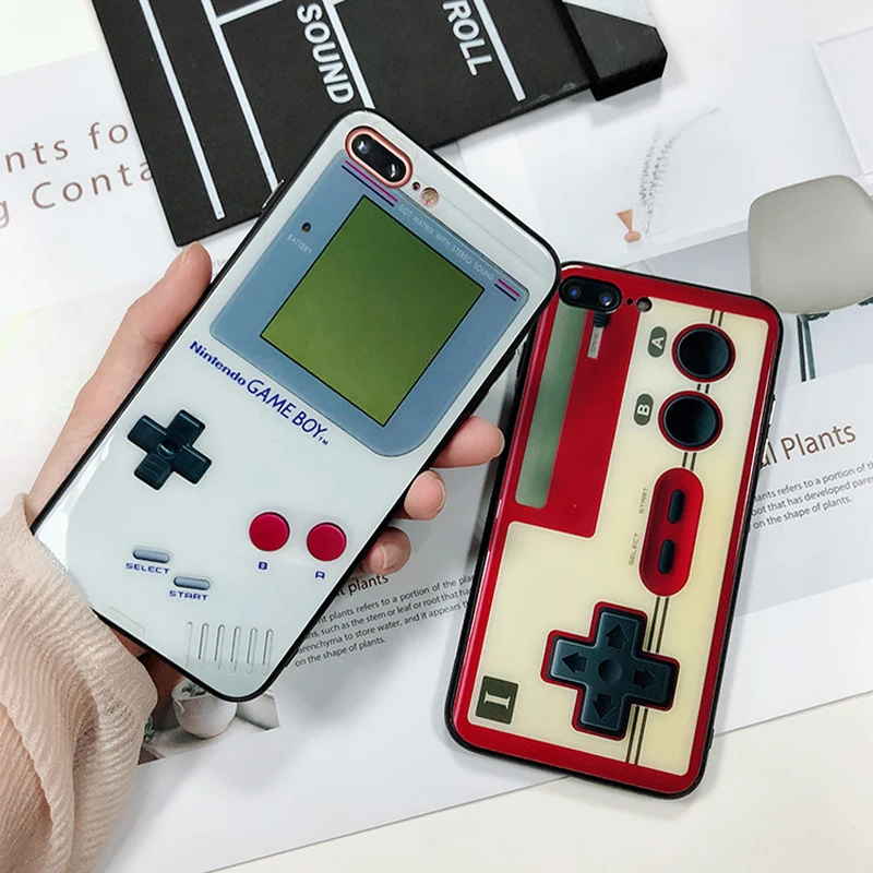 1999 Retro Funny Gameboy Audio tape Toughened glass case for iPhone XS