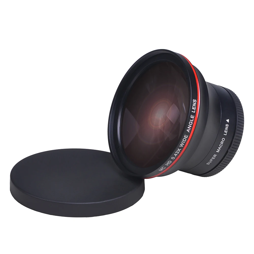 Pro Hi Def Wide Angle Lens With Macro For Canon EOS Rebel T7i SL2 77D 