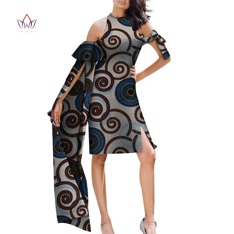 Новые тонкие платья с длинным рукавом Базен Riche африканские платья для женщин Дашики вечерние длинные платья африканская одежда для женщин