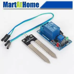 

Free Shipping 30PCS 12V Soil Moisture Sensor Controller Module Automatic Watering with Relay Module #BV267 @CF