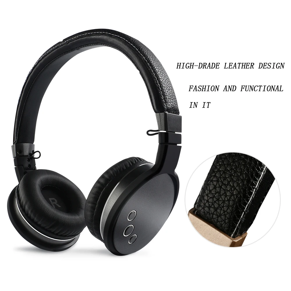 HuanYun Bluetooth Headphones Wireless Sport V4.2 headset Stereo Bass with microphone Foldable For Phone Tablet TV PC BT016 2018 best original bingle b616 multifunction stereo with microphone fm radio for mp3 pc audio headset wireless headphones for tv