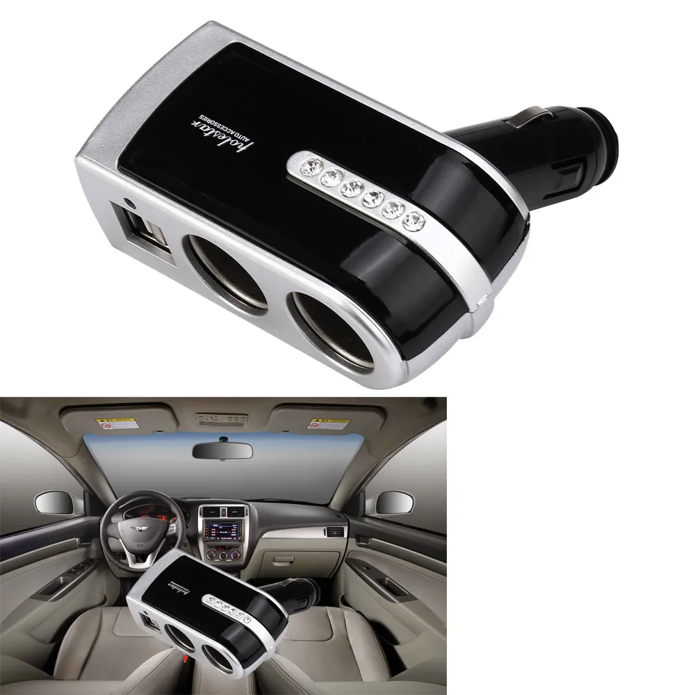 

2019 NEW Universal 12V-24V Cigarette Lighter Adapter USB Car Chargers Dual Car Charger For bmw x3 e83 x1 f31 f20 f11 e92 e91 e90