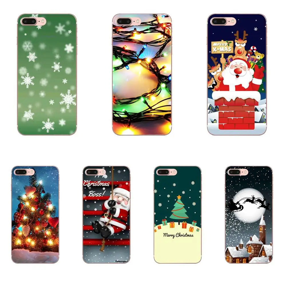 Merry Christmas Top Detailed Popular Soft TPU Covers Cases For Xiaomi Redmi Note 2 3 3S 4 4A 4X 5 5A 6 6A Pro Plus | Мобильные