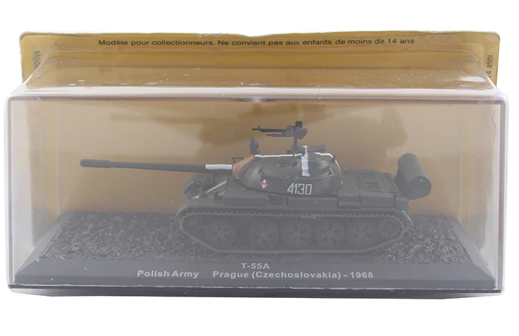 

rare Special Offer 1/72 Polish Army Russian T-55A Tank model alloy Collection Model
