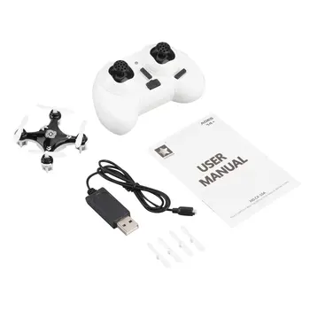 

CX-10A 2.4GHz 4CH RC Mini Drone Quadcopter UFO with Headless Mode 3D Flips & Rolls Quadrocopter Toys for Kids Children