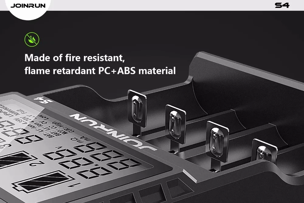 S4 универсальное умное зарядное устройство с ЖК-дисплеем быстрое умное зарядное устройство 4 слота для 18650 26650 AA AAA 16340 14500 батареи