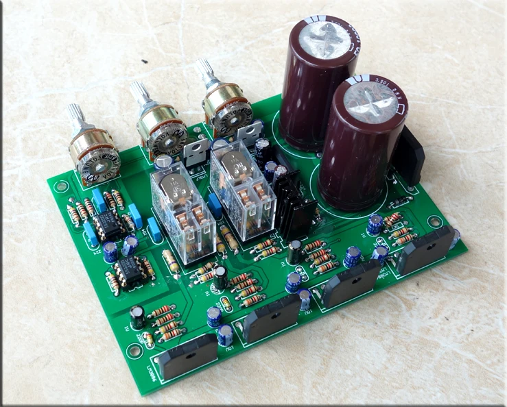 HiFi LM3886 2,1 канальный 68 Вт* 2+ 180 Вт* 1 сабвуфер усилитель мощности