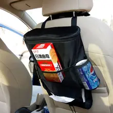 Новейшая популярная сумка для хранения на заднем сиденье автомобиля с несколькими карманами, теплоизоляционная сумка для путешествий, чехол-органайзер, контейнер, автомобильные аксессуары