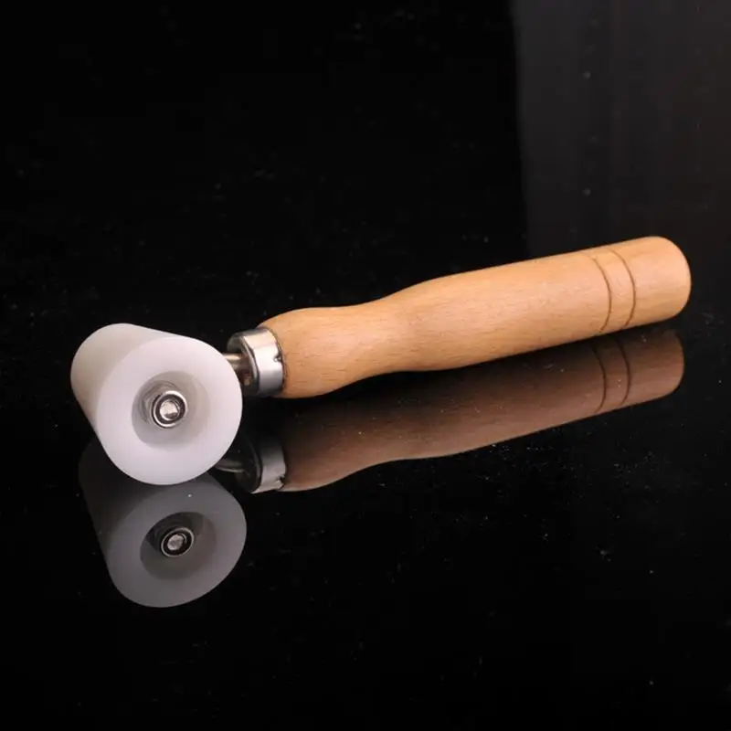 Обои ролик давления шва с подшипником ручной ролик давления DIY инструмент ролик рабочей области с деревянной ручкой
