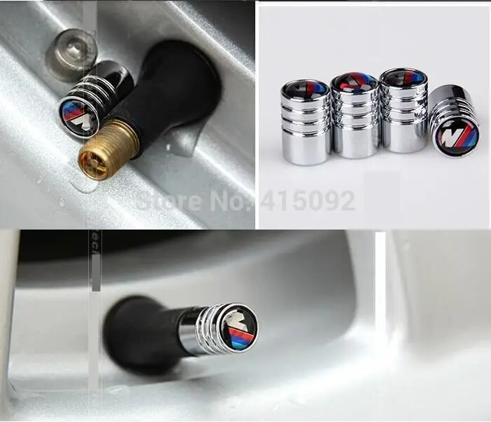 LT 22 Wholesale Chrome Metal Wheel Tire Valve Caps Stem Air case for