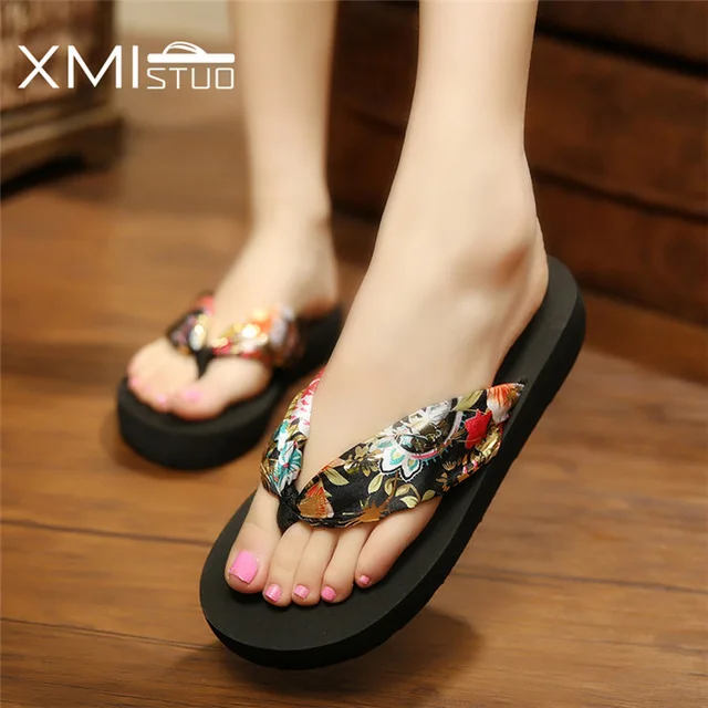 XMISTUO/стильные милые модные Вьетнамки; студенческие разноцветные шлепанцы; женские минималистичные пляжные сандалии и шлепанцы - Цвет: Black11