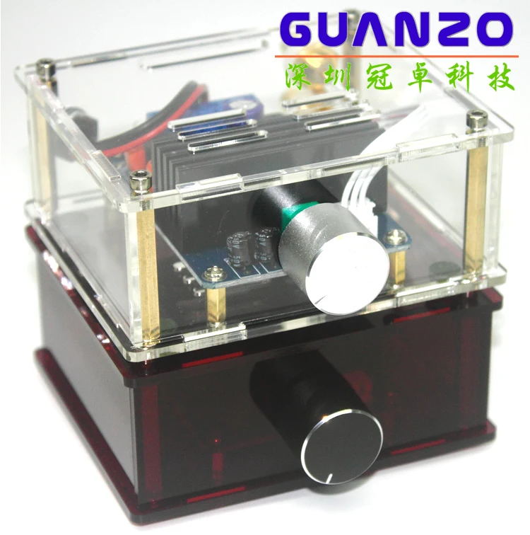 

KYYSKB 2019 TPA3116 digital power amplifier board with acrylic chassis shell computer counter mini amplifier set