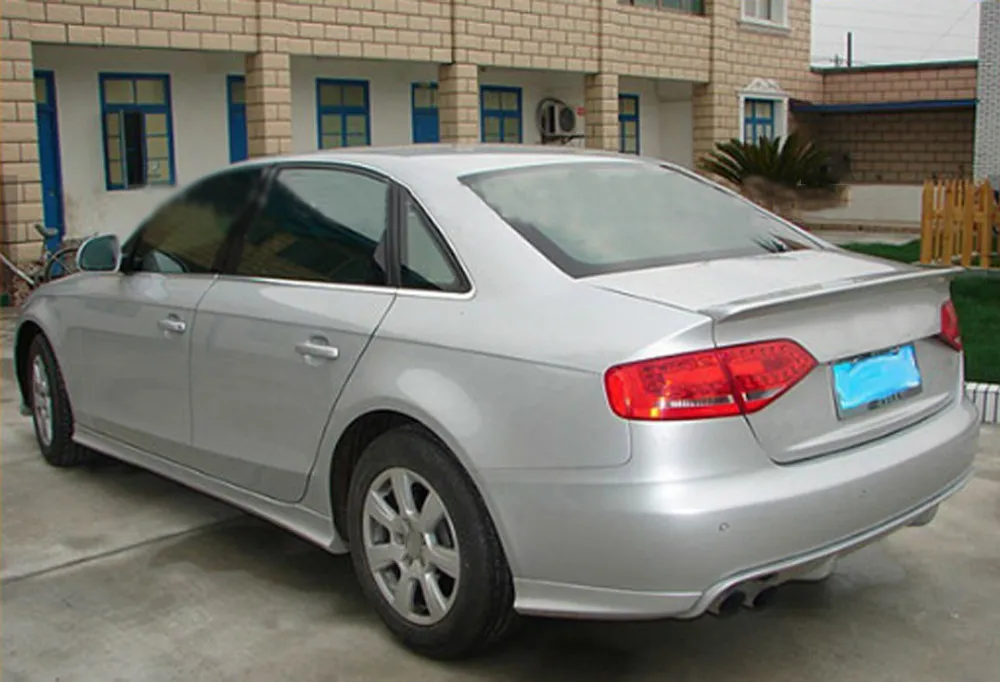 ПУ авто тела фартуки боковые юбки для AUDI A4 B8 S-line 2009-2012 2 шт