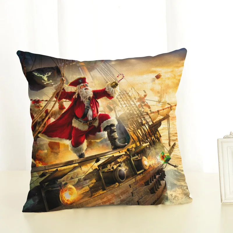 

New Year Christmas Decorations For Home 2020 Christmas Ornaments Navidad Frozen Party Decorative Wholesale Cushion Cover