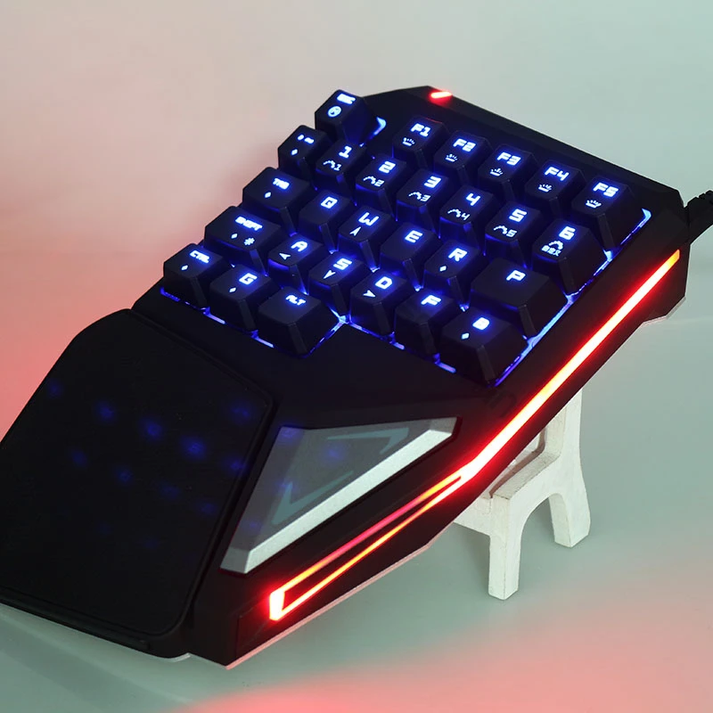 Механическая клавиатура Delux T9 Plus игровая RGB с подсветкой мини 27 кнопками