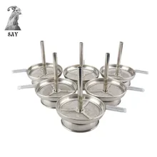 SY 6 шт/12 шт кальян с угольным фильтром держатель экрана с ручкой для наргуила табака Смоки аксессуары для чаши гаджет