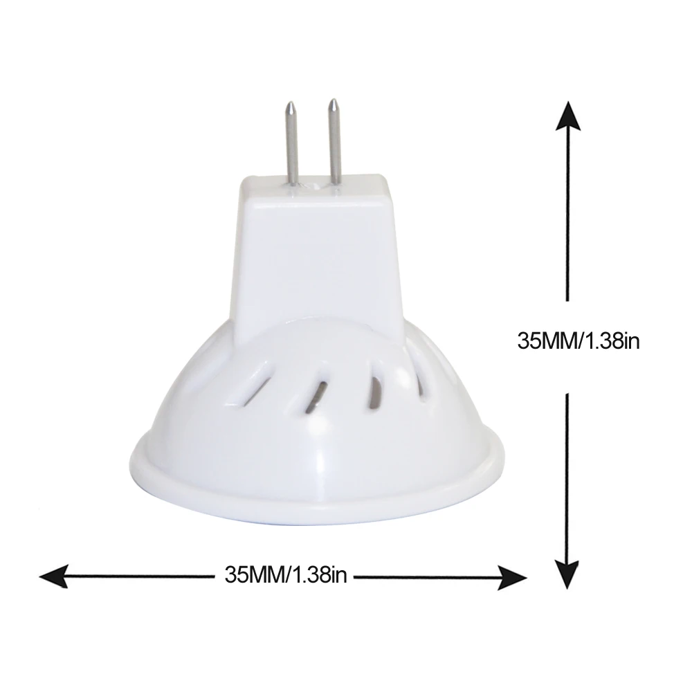 1 шт. MR113.5W Светодиодная лампа SMD 3030 12 светодиодов Мини прожектор домашний декор