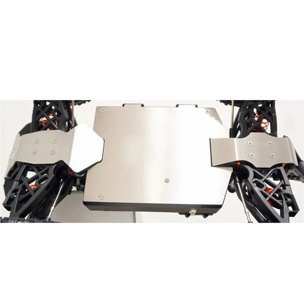 EAM MAGIC TM E5 Stainless Steel Protective Armor Chassis Shield Plate Skid RC Car Parts Upgrade Accessories | Электроника