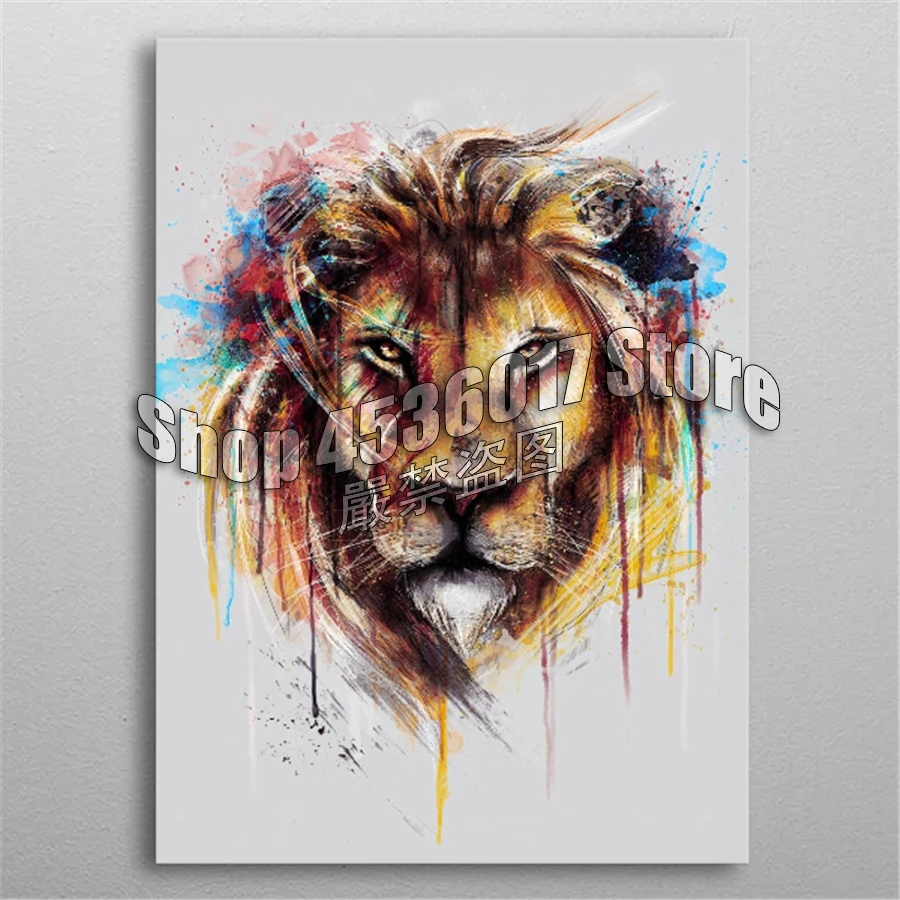 

Lion (Alpha Series) 5d Diy Diamond Painting Cross Stitch Animals Embroidery Full Diamond Mosaic Gifts Handmade Picture Canvas
