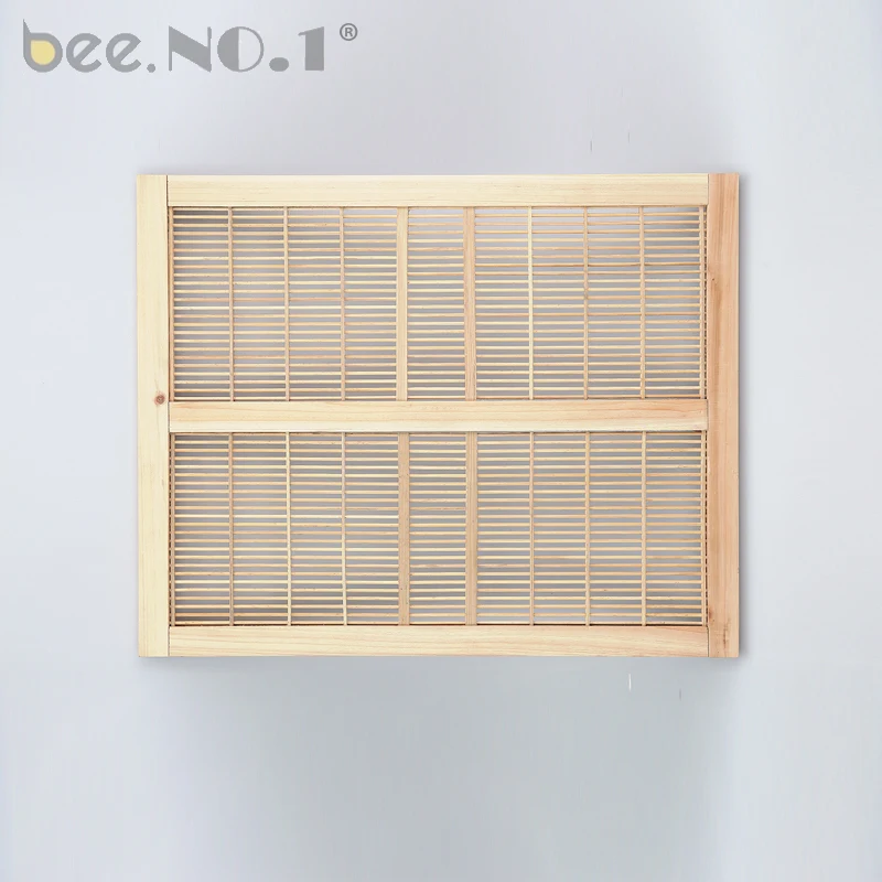

BEE.NO.1 Bee Bamboo Flat Horizontal Partition King Board Separate King Board Bee King Anti Escape Bamboo Fence, Wooden Frame